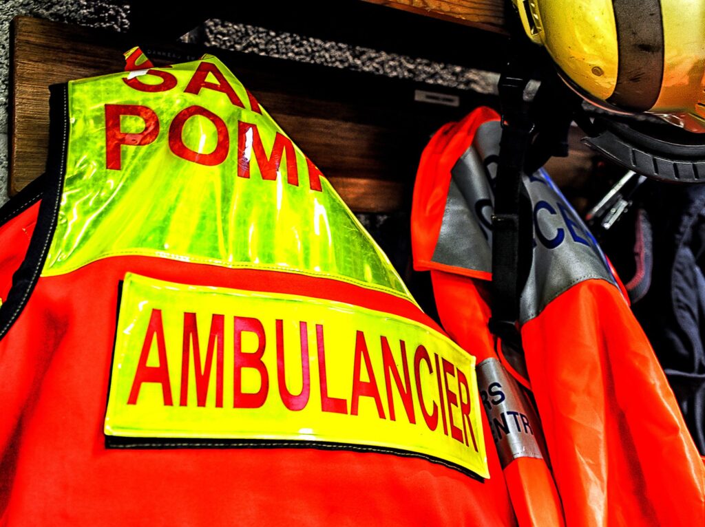 Veste ambulancier